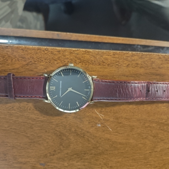 Larsson & Jennings Men's LUGANO BROWN LEATHER 40MM GOLD BLACK - Picture 7 of 7